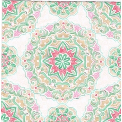 Serwetka -1643- mandala , wzorki pastelowe